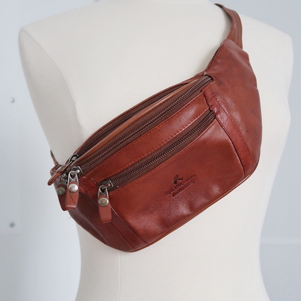 Brown Leather Crossbody Bag